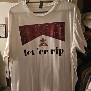 Let 'er Rip Women's White Graphic Tee